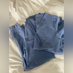 Mandala Blue Scrub Set